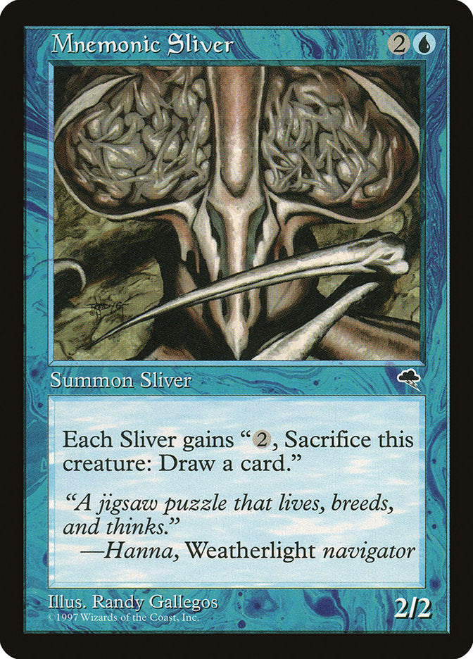 Mnemonic Sliver [Tempest] | Pegasus Games WI