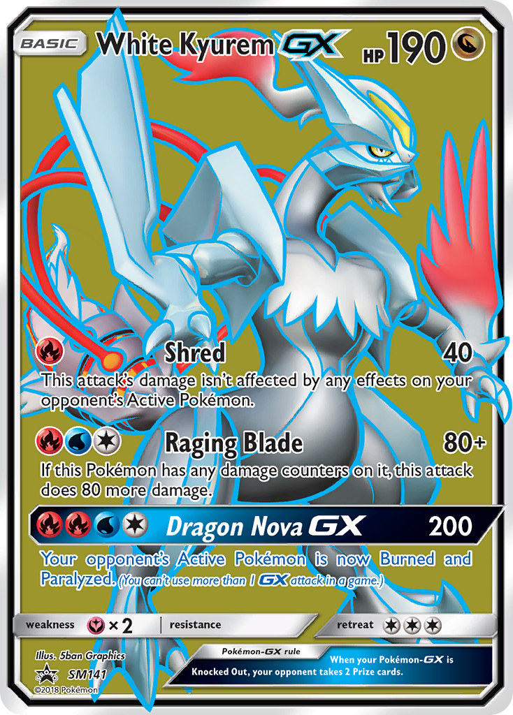 White Kyurem GX (SM141) [Sun & Moon: Black Star Promos] | Pegasus Games WI