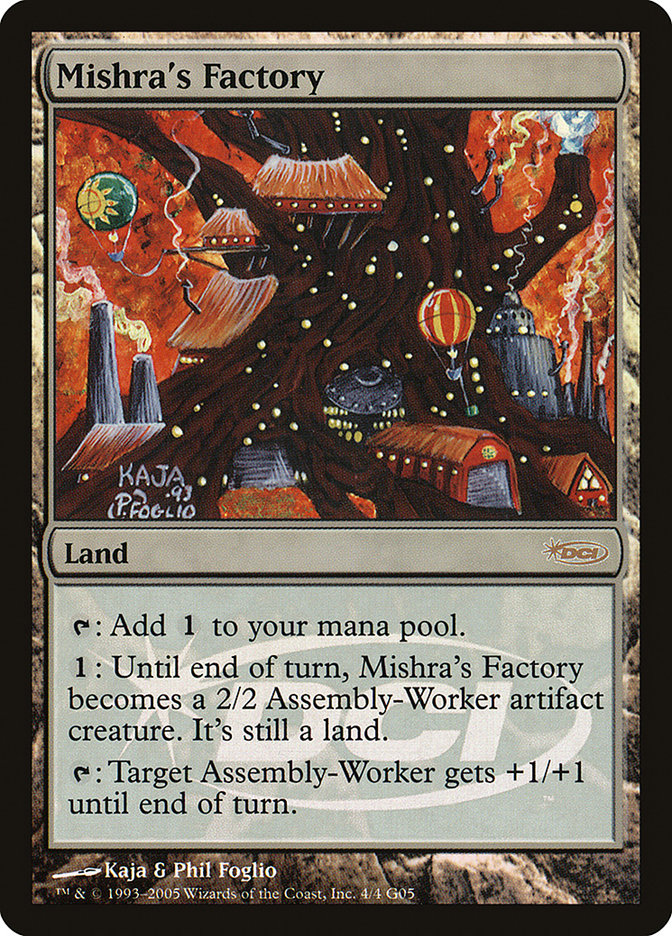 Mishra's Factory [Judge Gift Cards 2005] | Pegasus Games WI