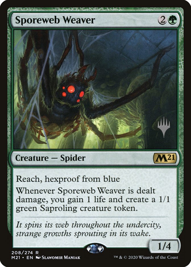 Sporeweb Weaver (Promo Pack) [Core Set 2021 Promos] | Pegasus Games WI
