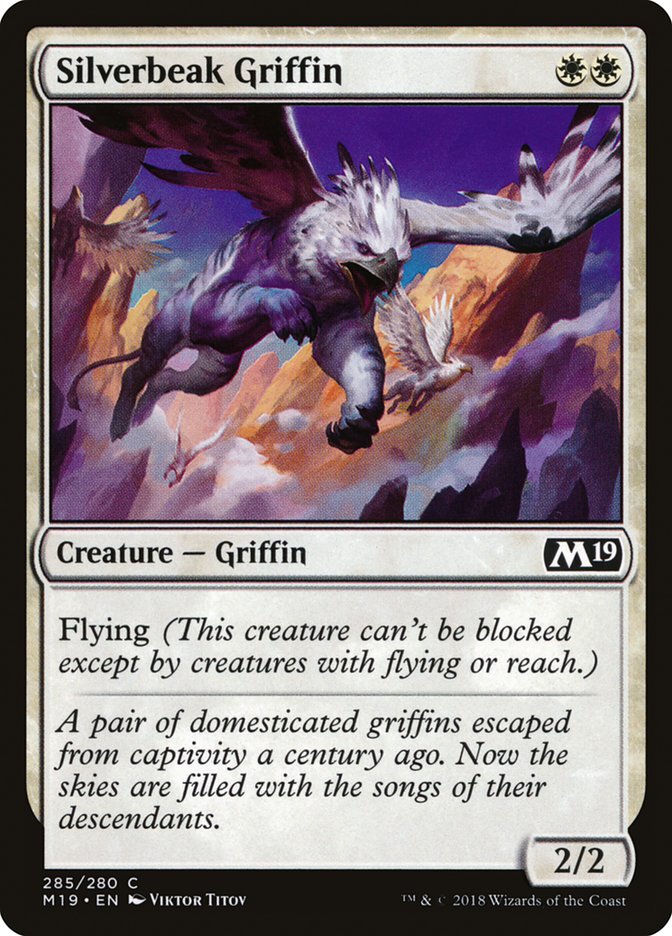 Silverbeak Griffin [Core Set 2019] | Pegasus Games WI