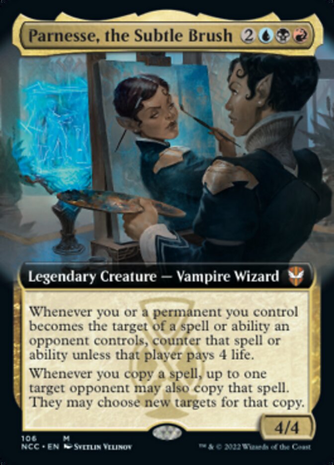 Parnesse, the Subtle Brush (Extended Art) [Streets of New Capenna Commander] | Pegasus Games WI