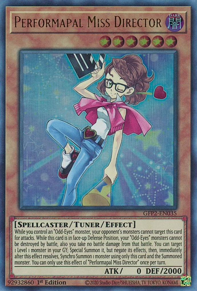 Performapal Miss Director [GFP2-EN035] Ultra Rare | Pegasus Games WI