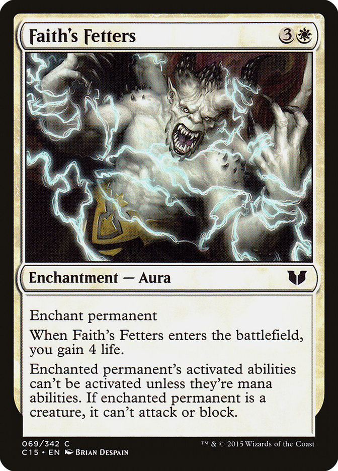 Faith's Fetters [Commander 2015] | Pegasus Games WI