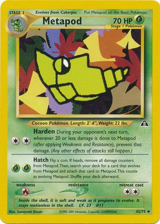 Metapod (42/75) [Neo Discovery Unlimited] | Pegasus Games WI