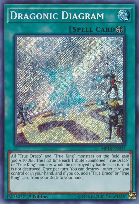 Dragonic Diagram [MP18-EN015] Secret Rare | Pegasus Games WI