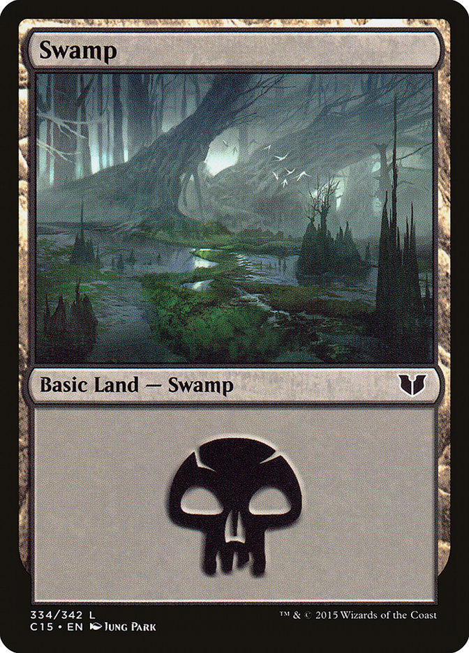 Swamp (334) [Commander 2015] | Pegasus Games WI