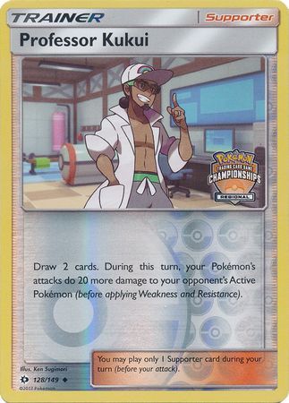 Professor Kukui (128/149) (Regional Championship Promo) [Sun & Moon: Base Set] | Pegasus Games WI