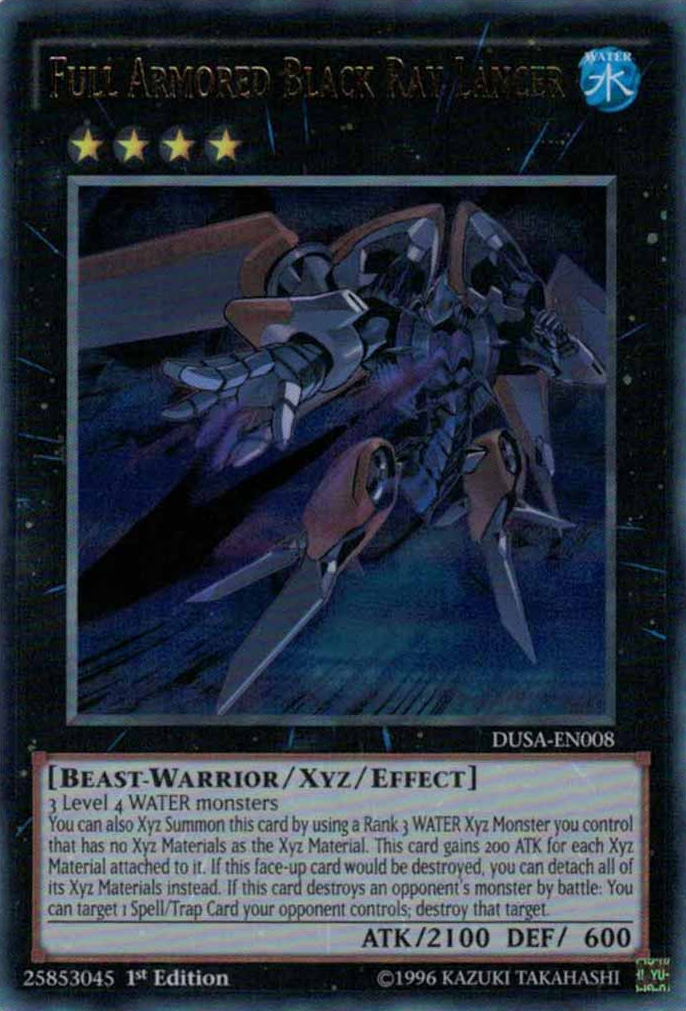 Full Armored Black Ray Lancer [DUSA-EN008] Ultra Rare | Pegasus Games WI