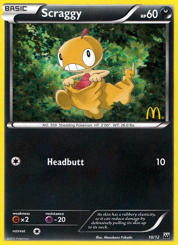 Scraggy (10/12) [McDonald's Promos: 2012 Collection] | Pegasus Games WI