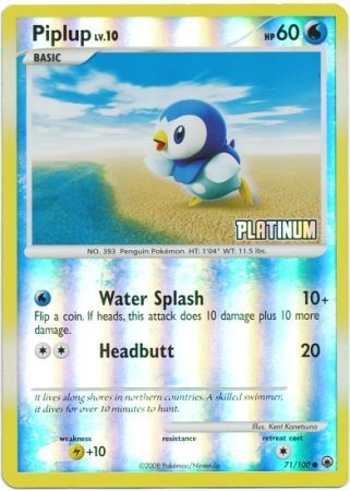 Piplup (71/100) [Burger King Promos: 2009 Collection] | Pegasus Games WI