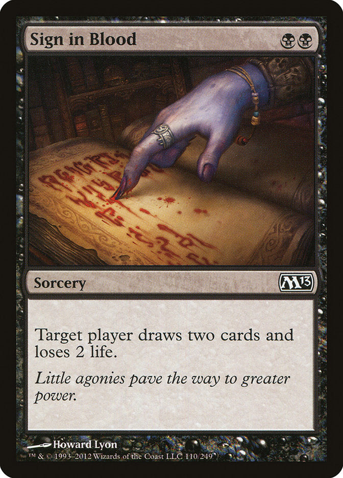 Sign in Blood [Magic 2013] | Pegasus Games WI