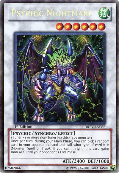 Psychic Nightmare [DREV-EN085] Secret Rare | Pegasus Games WI