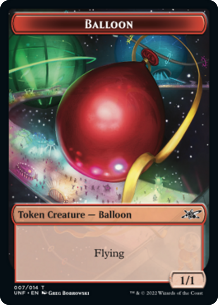 Squirrel // Balloon Double-Sided Token [Unfinity Tokens] | Pegasus Games WI