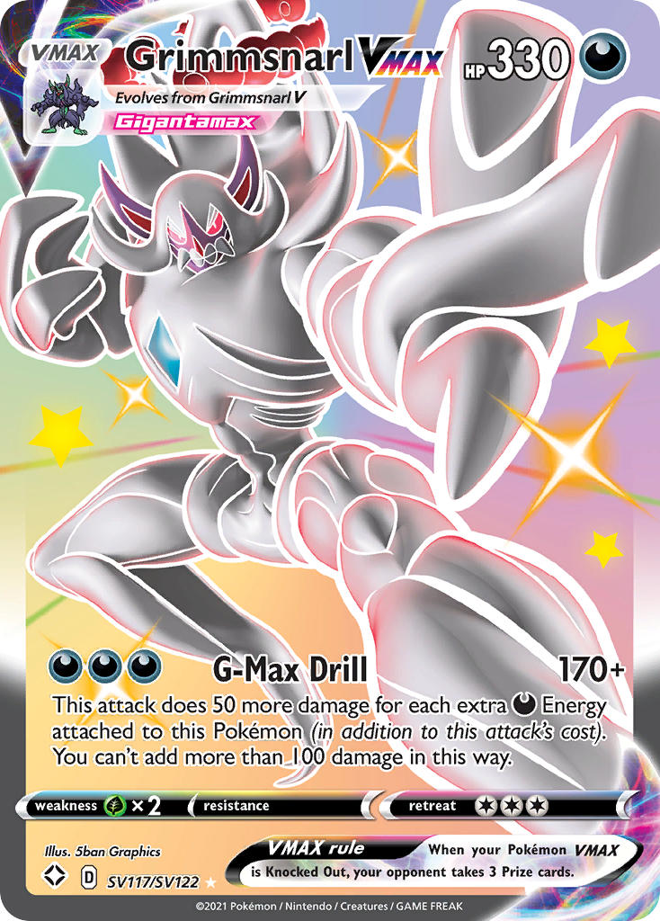 Grimmsnarl VMAX (SV117/SV122) [Sword & Shield: Shining Fates] | Pegasus Games WI