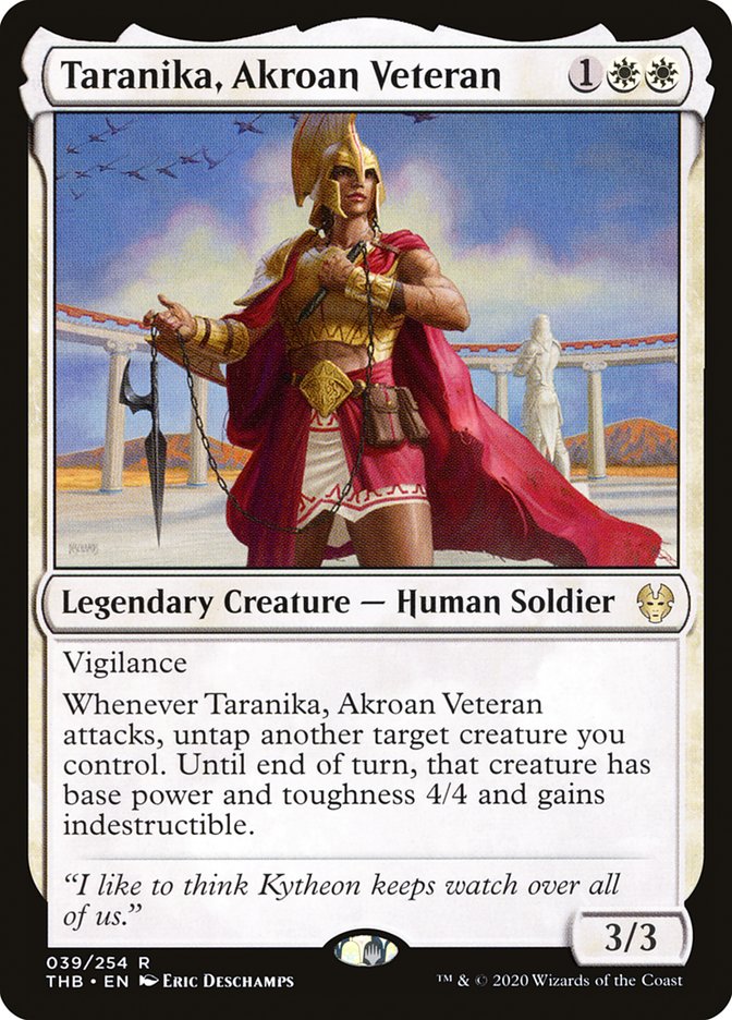 Taranika, Akroan Veteran [Theros Beyond Death] | Pegasus Games WI