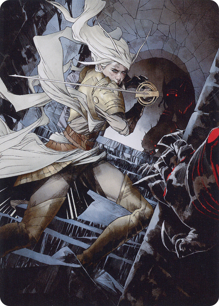 Thalia, Guardian of Thraben Art Card [March of the Machine Art Series] | Pegasus Games WI