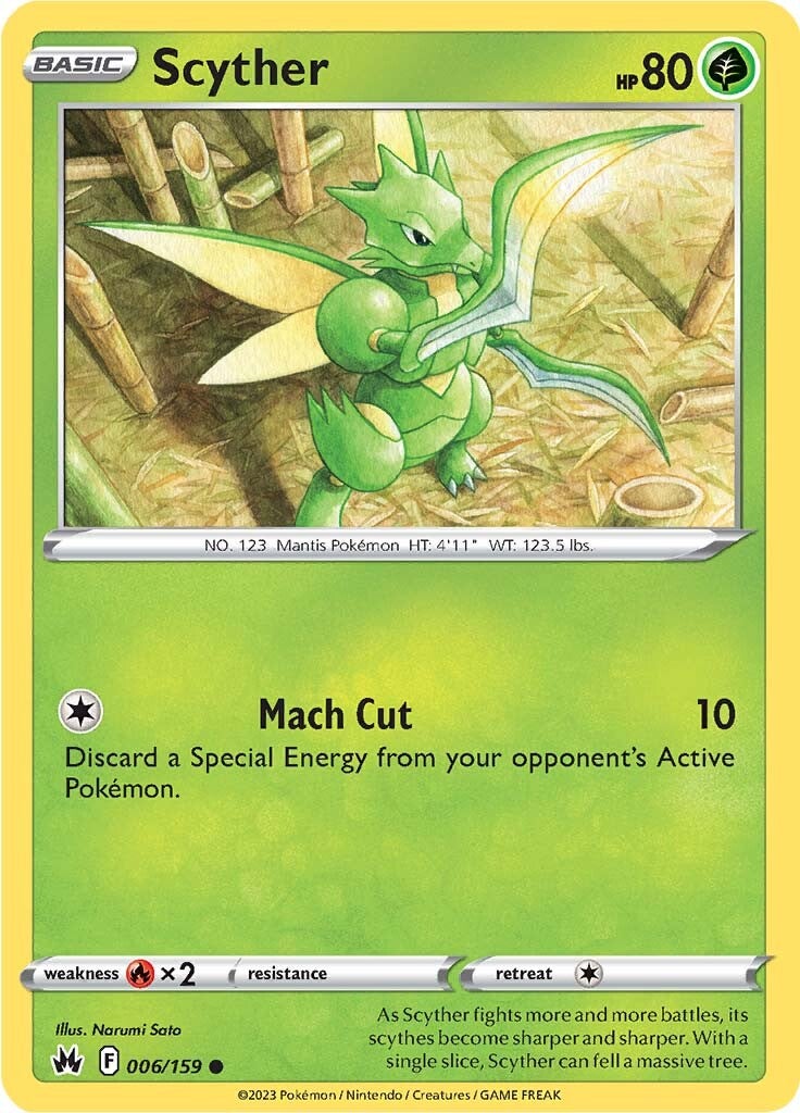 Scyther (006/159) [Sword & Shield: Crown Zenith] | Pegasus Games WI