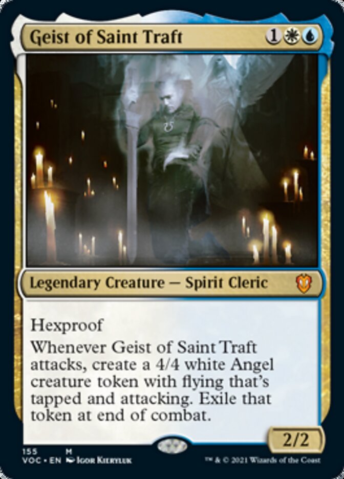 Geist of Saint Traft [Innistrad: Crimson Vow Commander] | Pegasus Games WI