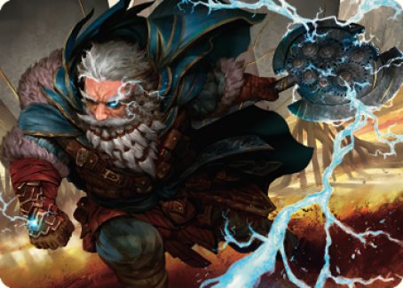 Electrostatic Infantry Art Card [Dominaria United Art Series] | Pegasus Games WI