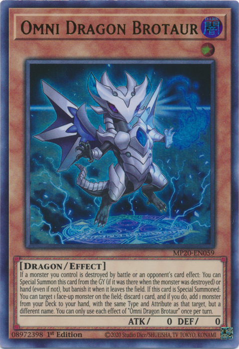 Omni Dragon Brotaur [MP20-EN059] Ultra Rare | Pegasus Games WI