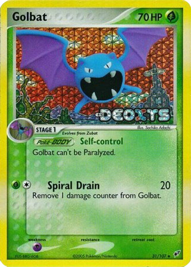Golbat (31/107) (Stamped) [EX: Deoxys] | Pegasus Games WI