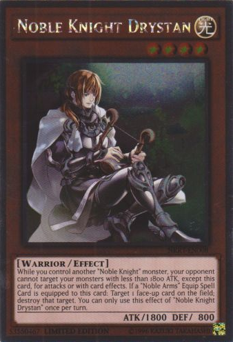 Noble Knight Drystan [NKRT-EN008] Platinum Rare | Pegasus Games WI
