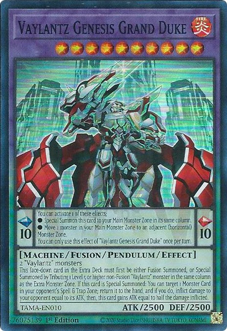 Vaylantz Genesis Grand Duke [TAMA-EN010] Super Rare | Pegasus Games WI