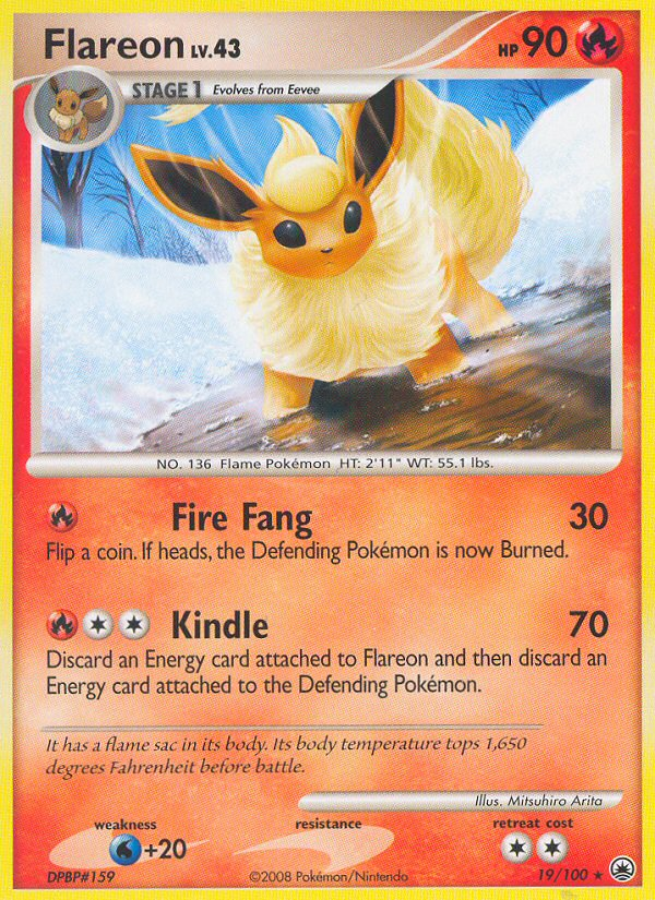 Flareon (19/100) [Diamond & Pearl: Majestic Dawn] | Pegasus Games WI