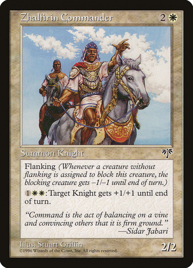 Zhalfirin Commander [Mirage] | Pegasus Games WI