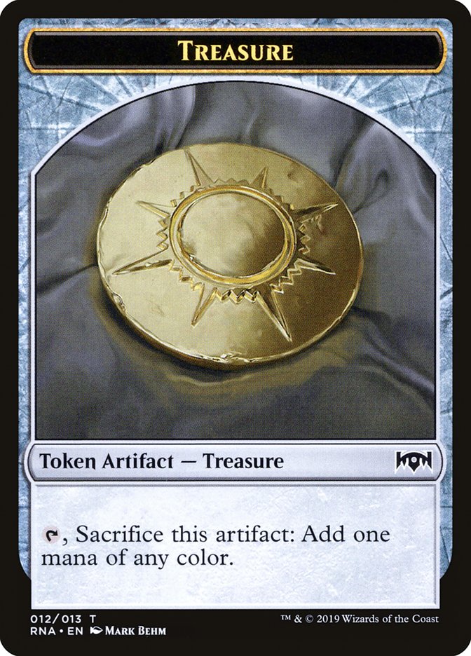 Treasure Token [Ravnica Allegiance Tokens] | Pegasus Games WI