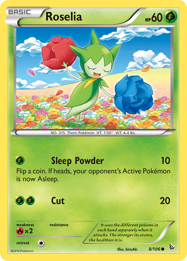 Roselia (8/106) [XY: Flashfire] | Pegasus Games WI