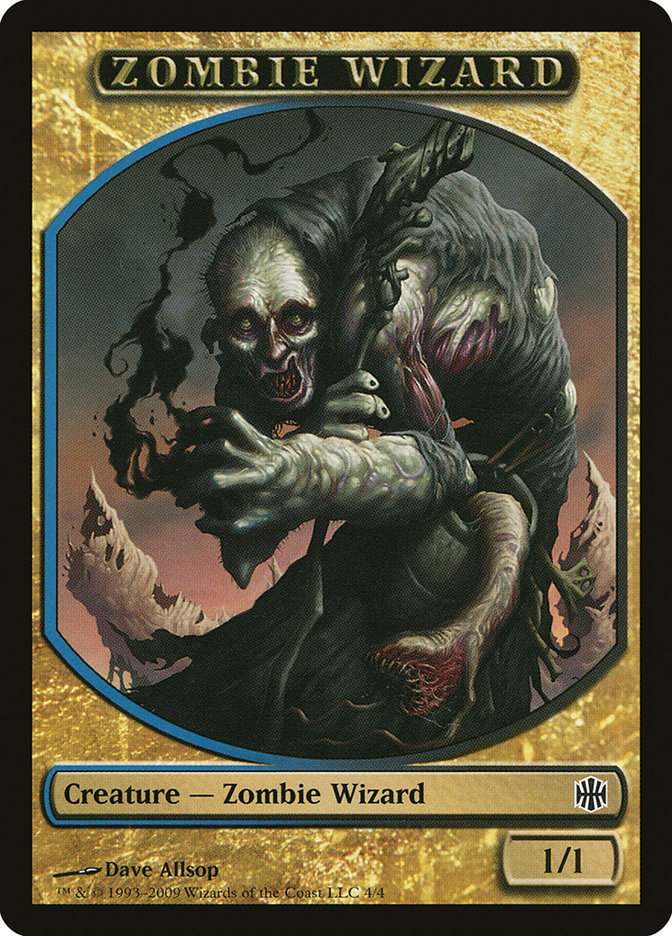 Zombie Wizard Token [Alara Reborn Tokens] | Pegasus Games WI