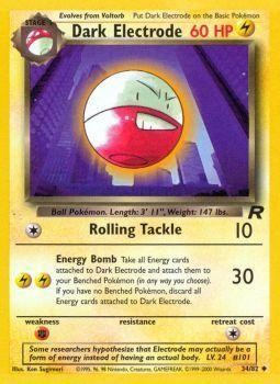 Dark Electrode (34/82) [Team Rocket Unlimited] | Pegasus Games WI