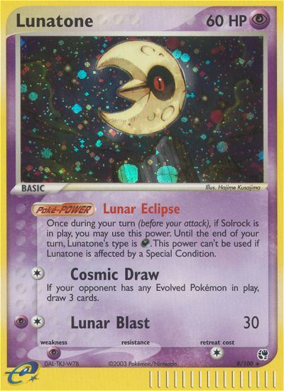 Lunatone (8/100) [EX: Sandstorm] | Pegasus Games WI