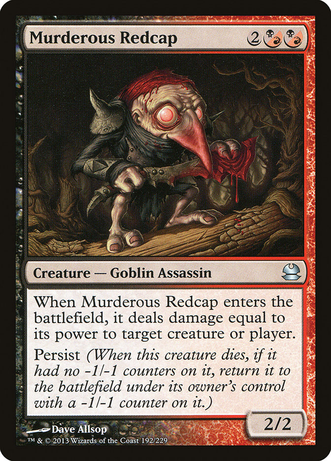 Murderous Redcap [Modern Masters] | Pegasus Games WI