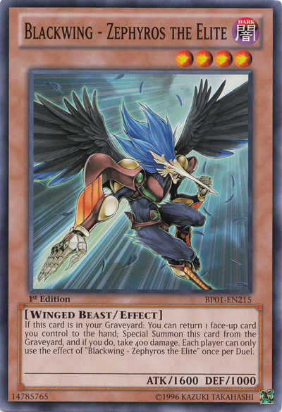 Blackwing - Zephyros the Elite [BP01-EN215] Common | Pegasus Games WI