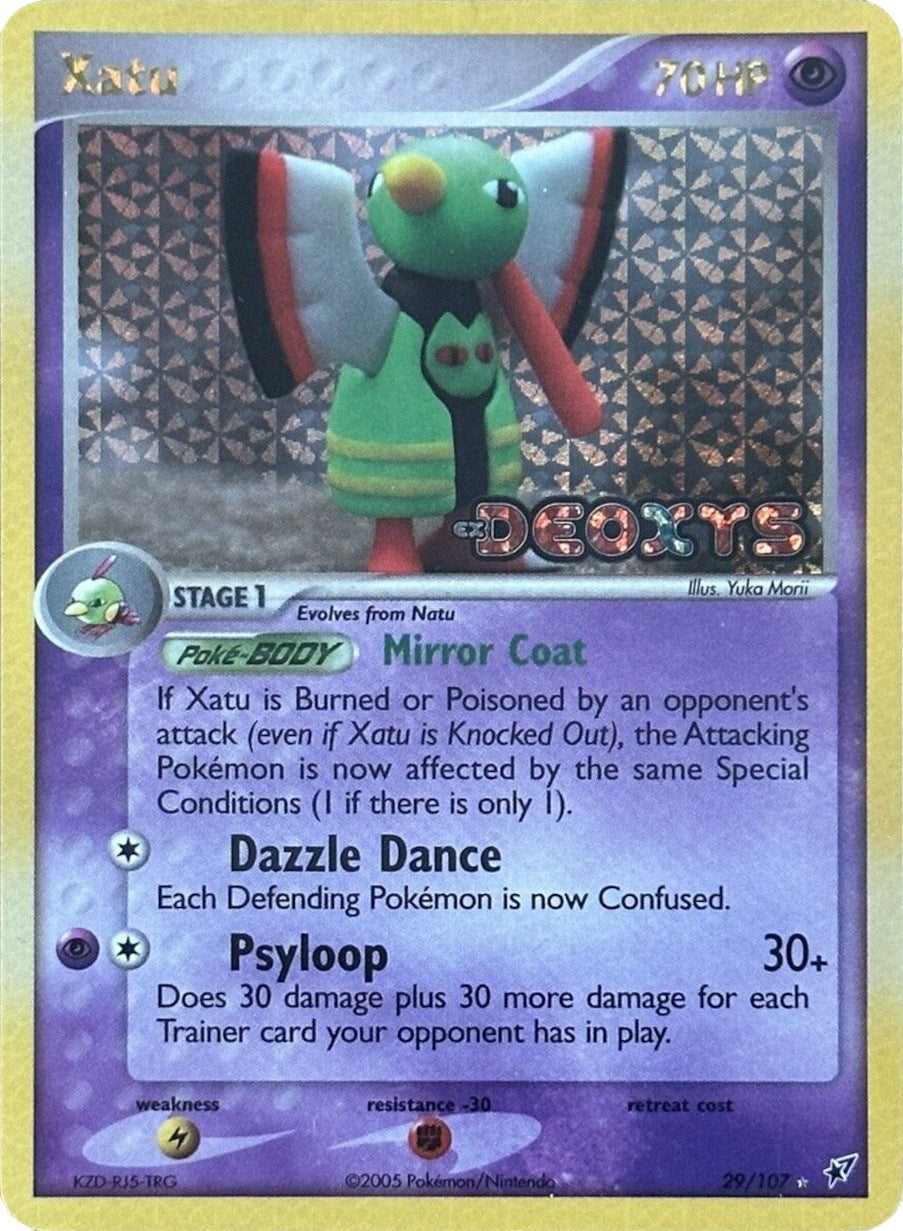 Xatu (29/107) (Stamped) [EX: Deoxys] | Pegasus Games WI