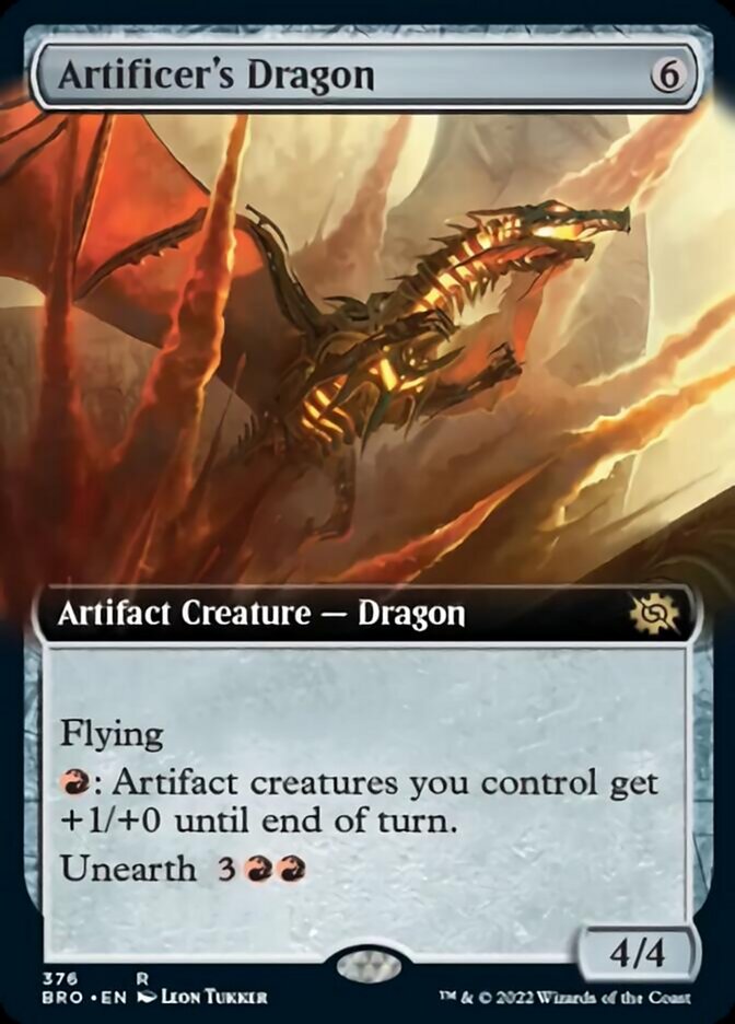 Artificer's Dragon (Extended Art) [The Brothers' War] | Pegasus Games WI