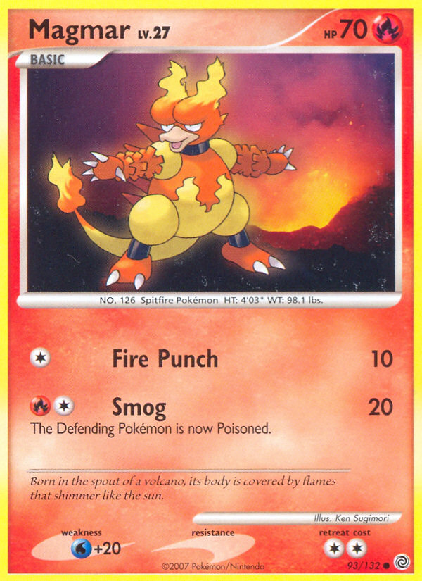 Magmar (93/132) [Diamond & Pearl: Secret Wonders] | Pegasus Games WI