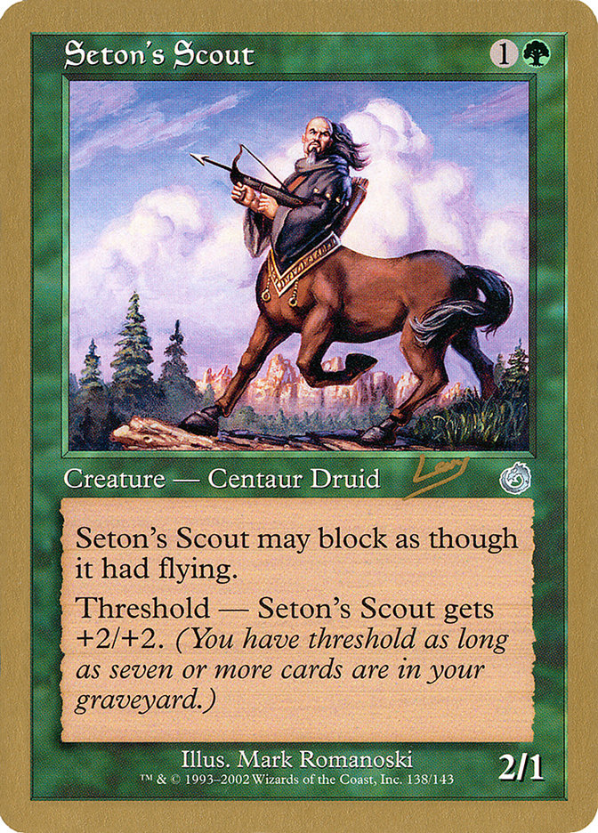 Seton's Scout (Raphael Levy) [World Championship Decks 2002] | Pegasus Games WI