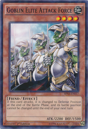 Goblin Elite Attack Force (Shatterfoil) [BP03-EN017] Rare | Pegasus Games WI