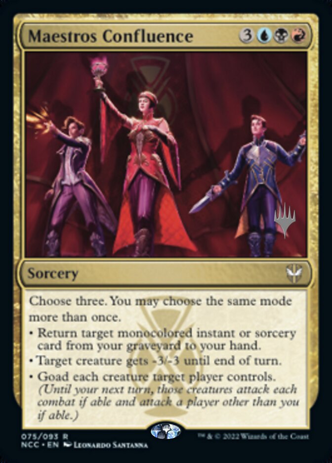 Maestros Confluence (Promo Pack) [Streets of New Capenna Commander Promos] | Pegasus Games WI