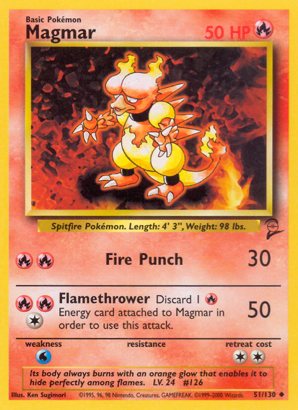 Magmar (51/130) [Base Set 2] | Pegasus Games WI