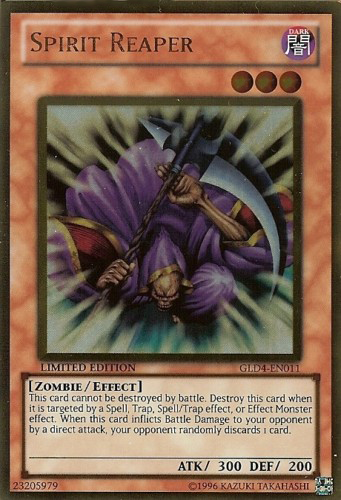 Spirit Reaper [GLD4-EN011] Gold Rare | Pegasus Games WI