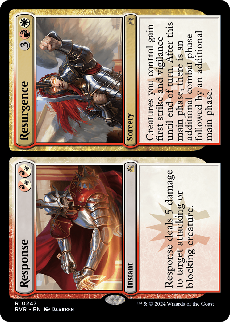 Response // Resurgence [Ravnica Remastered] | Pegasus Games WI