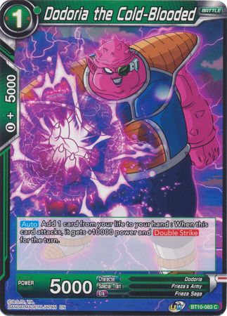 Dodoria the Cold-Blooded [BT10-083] | Pegasus Games WI