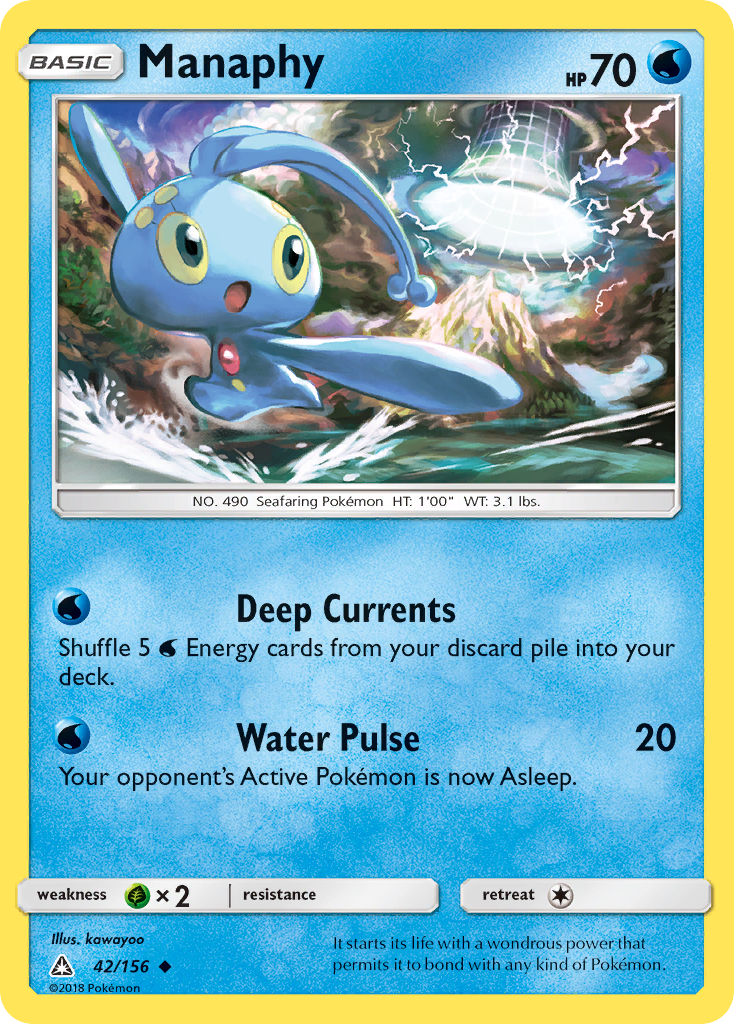 Manaphy (42/156) [Sun & Moon: Ultra Prism] | Pegasus Games WI