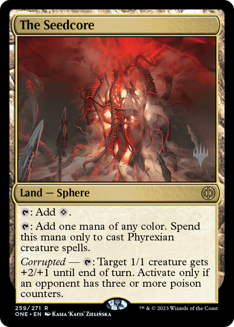 The Seedcore (Promo Pack) [Phyrexia: All Will Be One Promos] | Pegasus Games WI