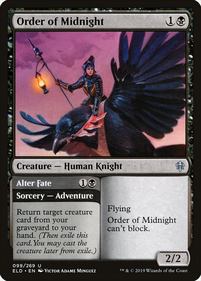 Order of Midnight // Alter Fate [Throne of Eldraine] | Pegasus Games WI